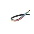 thumbnail image 4 of INSPIRE CHIC 2 Pairs Reflective Shoelaces Round Colorful Shoe Laces for Shoes Black Rainbow 120cm/47.2", 4 of 7