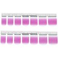 thumbnail image 1 of Pegatinas para decoración de uñas, patrón con purpurina, Color degradado, cubierta completa, autoadhesivas, envolturas para uñas con estilo DIY, 1 of 8