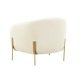 thumbnail image 5 of Kandra Cream Shearling Accent Chair, 5 of 6