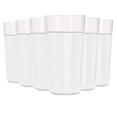thumbnail image 1 of TableTop King 16 oz Jumbo Cooler Glasses, Libbey Full Accent, White - Set of 6, 1 of 1