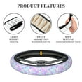 thumbnail image 6 of Balery Steering Wheel Covers Rainbow Scales Elastic Skidproof Steering Wheel Protective Cover Case Fit Universal Auto Accessories Decor, 6 of 8