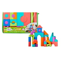 Spark.Create.Imagine Jumbo Foam Building Blocks, 53 Pieces for Ages 3 