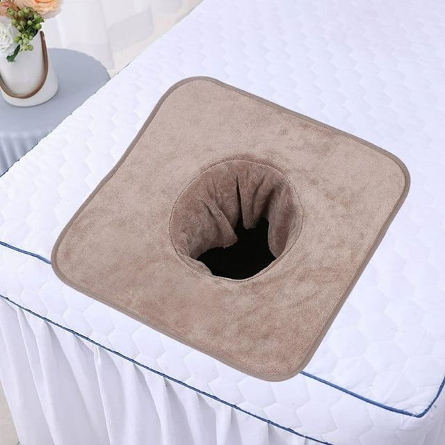 BELOVING Massage Table Towel Protector Coverlet Skin Lying Down Towel for Massage Bed coffee