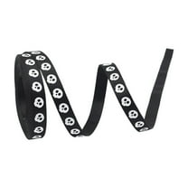 CuiLiyq Halloween Themed Ribbon Party Scene Decoration Bow Headpiece Material Halloween Festive Accessory for Gift Wrapping Halloween Party Decoration(Black)