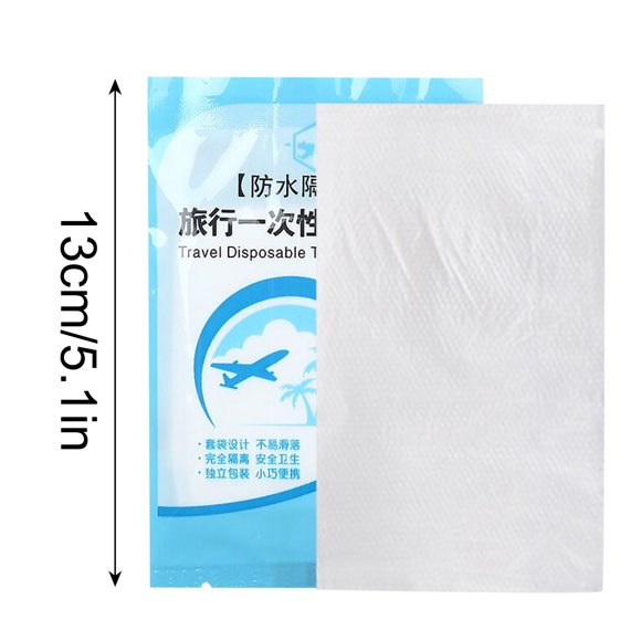 100PCS Toilet Seat Covers Plastic Travel Disposable Toilet Seat Cover Disposable