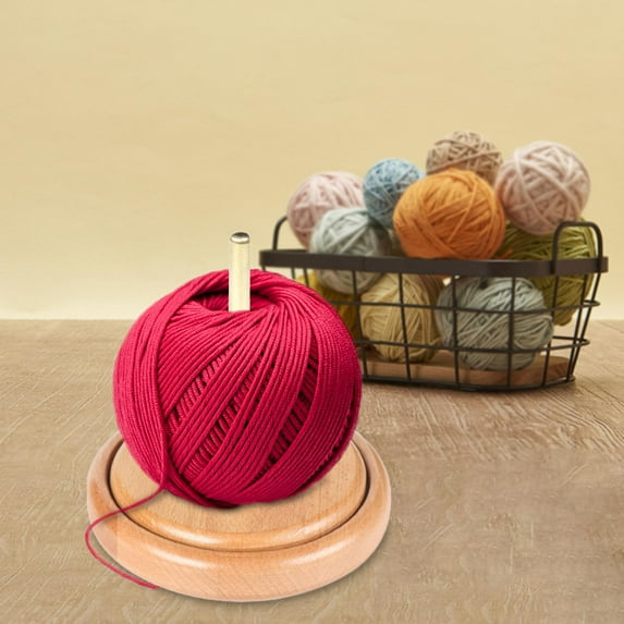 Multifunctional Yarn Holder Wear Resistant Roll Paper Towel Holder Gift Yarn Dispenser for Grandmother Beginners Mother Embroidery Accessory