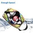 thumbnail image 5 of XMXT Large Capacity Makeup Bag, Watercolor Donut Pattern Storage Bags Travel Toiletry Cosmetic Bag for Women Men, 5 of 9