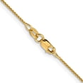 thumbnail image 2 of Auriga 18k Yellow Gold 1mm Spiga Chain Necklace 24inch for Women, 2 of 6