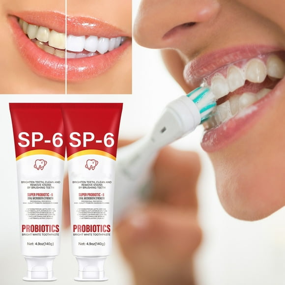 TechWave Probiotic Toothpaste Teeth Super Toothpaste Oral Health Management Fresh Breath Shower Water Picks for Teeth Cleaning Teeth Brushes Water Pick Flower for Kids Teeth ning for Braces Flossing