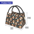 thumbnail image 3 of Vsdgher Cute Puppy Print Insulated Reusable Bags with Sturdy Zipper and Handles, Foldable Totes for Hot or Cold Food Bring or Delivery, 3 of 8