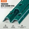thumbnail image 2 of VEVOR 7 Feet Fence Post 10 Pack T-Post Heavy Duty Metal Fence Posts Green, 2 of 9