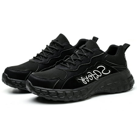 

Tanleewa Steel Toe Shoes for Men Women Safety Shoes Comfortable Work Sneakers for Industrial Construction