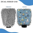 thumbnail image 2 of Microfiber Car Wash Gloves With Chenille & Polyester Terry Scratch-Free Cleaning Elastic Cuffs Seamless Pattern, 2 of 8