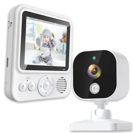 Baby Camera Monitor Monitor with Camera and Audio 720P HD Video Baby Monitor Camera Room Monitors for Elderly Monitor Caregiver Video Monitor for Elderly Baby Care