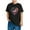 Black-6, variant on GERsome Girls 4th of July Patriotic Tops American Flag Graphic Tees Short Sleeve Crewneck T Shirts Loose Fit Summer USA Flag Stars Stripes Tops, 5-6 Years