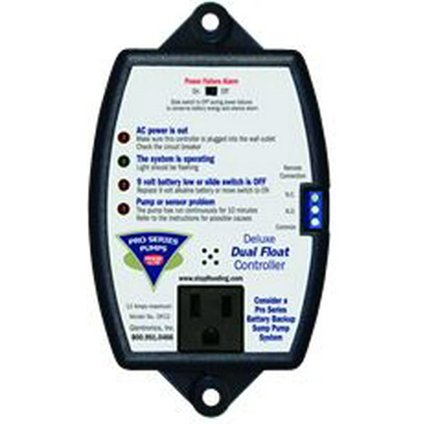 Glentronics Dfc2 Deluxe Controller With Dual Float Switch Walmart Com Walmart Com