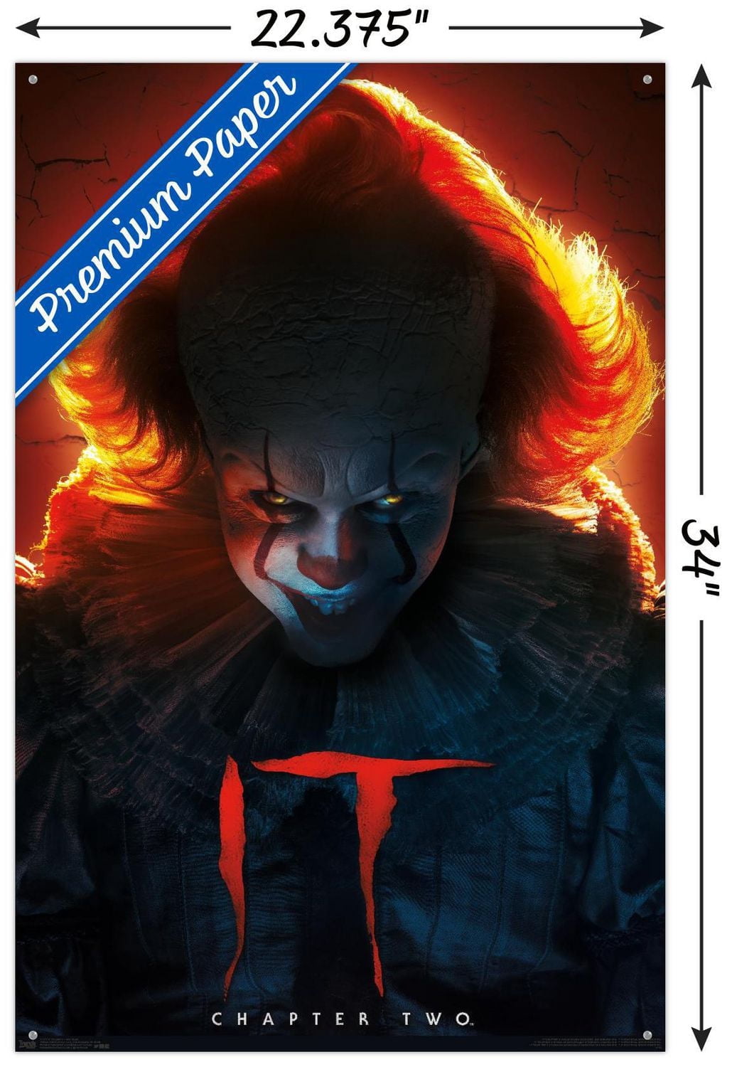 IT: Chapter 2 - Evil Glow Wall Poster, 22.375" x 34"
