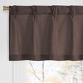 thumbnail image 3 of NICETOWN Pinch Pleated Linen Cafe Curtains, Semi Sheer Farmhouse Light Filtering Small Window Curtains for Kitchen Bathroom Baseroom, Taupe, 26"x36", 2 Panels, 3 of 7