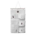 thumbnail image 1 of Sac Mural Simple et à la Mode, Sac de Rangement Multi-Poches pour Placard, Rangement de Magazines sur la Porte, 1 of 6