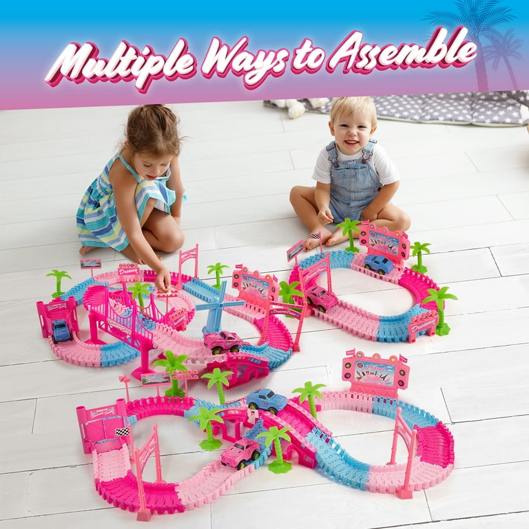 USA Toyz Pink Paradise Adventure Tracks 225 Piece USA Toyz Pink Paradise Adventure Tracks 225 Piece