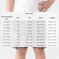 thumbnail image 3 of Mifsaly Boys Beach Swim Trunks Graphic Ethnic Print Kids Quick Dry Board Shorts Lightweight Casual Holiday Bathing Suits, 3 of 5