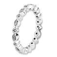thumbnail image 3 of Sterling Silver Diamond Ring, 3 of 6