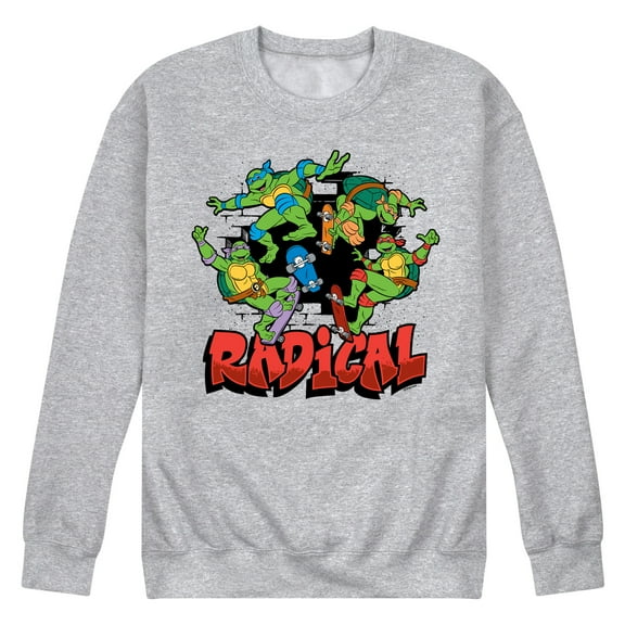 Teenage Mutant Ninja Turtles - Radical Group - Men's Crew Neck Fleece Pullover