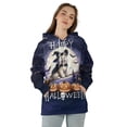 thumbnail image 4 of Happy Halloween Akita Witch Pumpkins Bats All Over Print 3D Hoodie Unisex Merch Hoodies Inu Dog Lover - 13012, 4 of 6