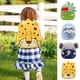 thumbnail image 1 of Mochila para infantil - Mochila para niños mona con correas acolchadas, 26x24x10cm, espacioso espacio para guardería y preescolar, 1 of 5