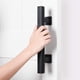 thumbnail image 5 of 2PCS Manija de Puerta de Granero, Tirador de Puerta con Tirador de Dedo Empotrado, Mango de Puerta Oscilante Resistente con Tornillos de Montaje para Puerta Corredera, Puerta, Cobertizo (Cuadrado), 5 of 7