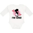 thumbnail image 3 of Inktastic First Birthday 1 Year Old Girl Unicorn Girls Long Sleeve Baby Bodysuit, 3 of 5