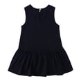thumbnail image 4 of EnJoCho Toddler Little Girls Summer Dresses Sleeveless Cotton Linen Breathable A-Lined Pleated Swing Dress 1 to 8 Years, 4 of 9