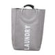 thumbnail image 2 of Cesto para ropa sucia con asas, plegable, para ropa sucia gris, 2 of 9