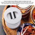 thumbnail image 4 of Hourglass Pickle Jar, Safe Pickle Flip Jar Multipurpose Double Compartment  For Vegetables, 4 of 8