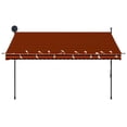 thumbnail image 5 of vidaXL 10' Orange and Brown Retractable Patio Awnings, Waterproof, 5 of 8