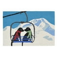 thumbnail image 2 of FRONTPORCH 1842/11 SKI LIFT LOVE WINTER - 24"X36" Area Rug by Trans-Ocean, 2 of 2