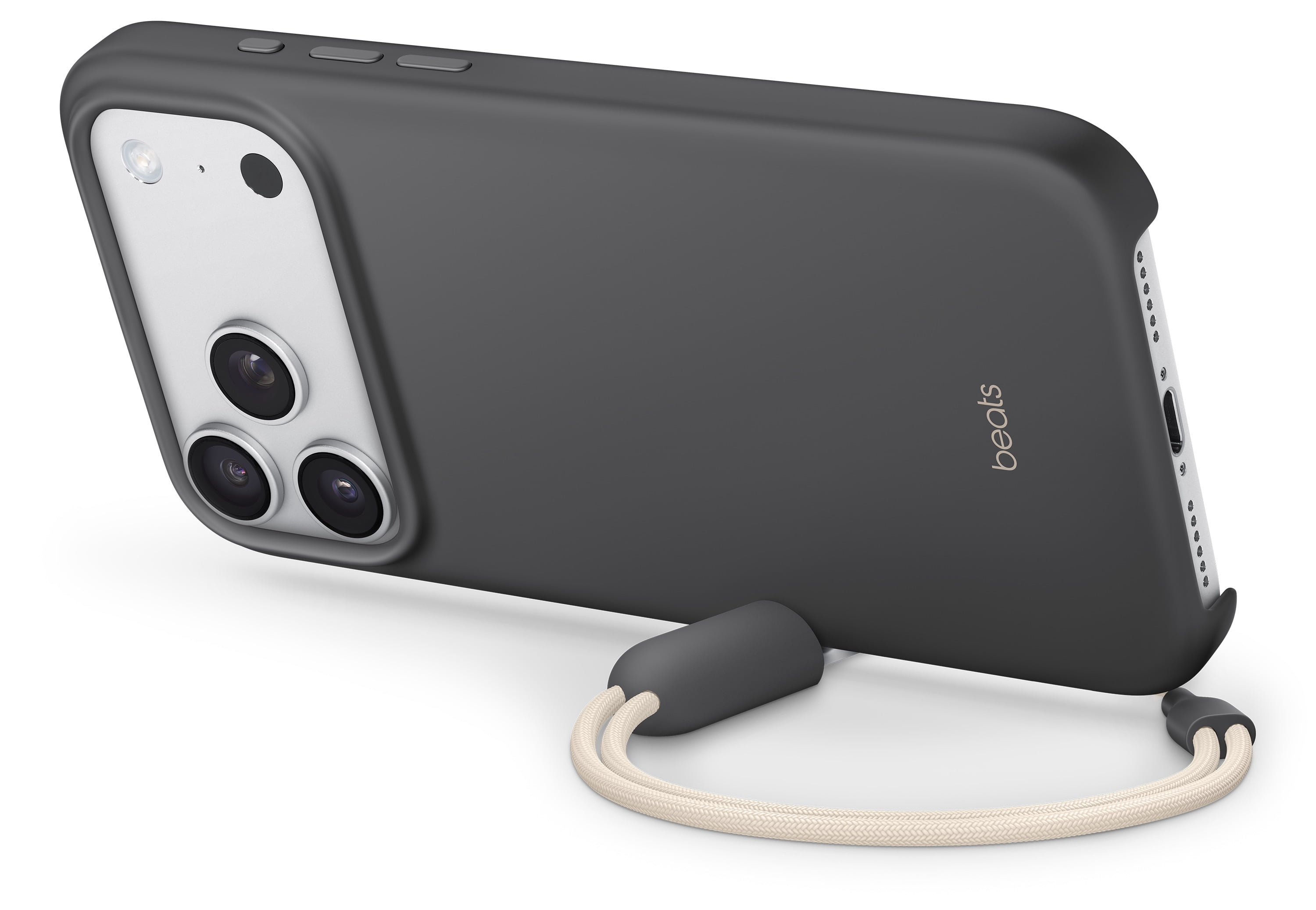 Beats iPhone 17 Pro Max Kickstand Case with MagSafe and Camera Control - Granite Gray