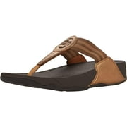 FitFlop Walkstar Toe-Post Sandals 11 Bronze