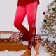 thumbnail image 1 of MKLEKYY Leggings deportivos para mujer, leggings para entrenamiento, leggings con estampado navideño, pantalones con bloques de color, leggings suaves y elásticos. 4625, 1 of 4