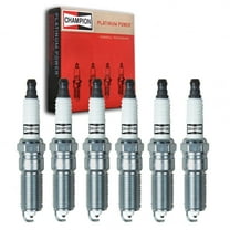 6 pc Champion Platinum Spark Plugs compatible with Buick LaCrosse 3.0L 3.6L V6 2005-2016