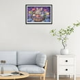 thumbnail image 6 of WOBOGO Easter Rabbit Purple Pattern Jigsaw Puzzle Challenge 500 Piece Jigsaw Suitable for Game Night Finished Size 20.5 x 14.9in, 6 of 8