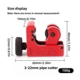 thumbnail image 2 of 3-28mm Mini Manual Pipe Cutter, Copper Pipe Cutter, Pipe Scissors ,Easy to Use, 2 of 6