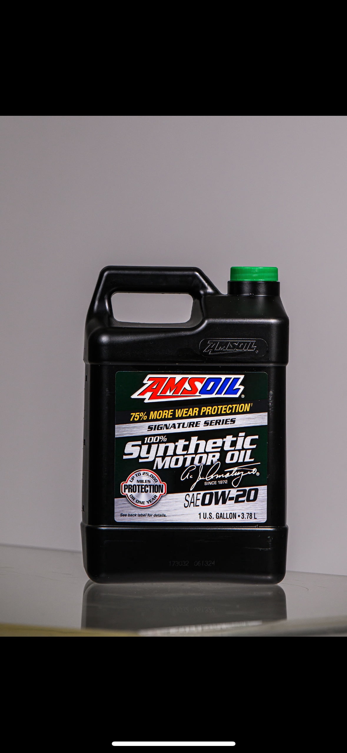 Amsoil Synthetic Motor Oil SAE 0W-20 - 1 Gallon