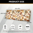thumbnail image 4 of Renewold Maple Fallen Leaves Sofa Cushion Slipcover Elastic Autumn Couch Seat Cushion Cover Fall Sofa Couch Cover Protector Chair Slipcover with Elastic Bands Washable, L, 4 of 5