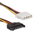 thumbnail image 3 of SATA 15 pines macho a RIDE Big 4 pin Disco duro Cable de alimentación Cable conector WDOplteas Para estrenar, 3 of 3
