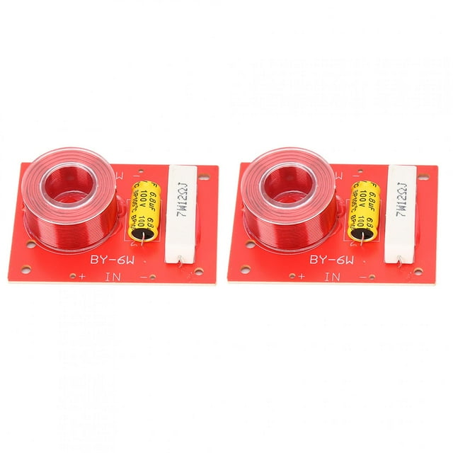 DEWIN 2PCS Pure Bass Frequency Divider Audio Crossover Filters Board for 3‑8 Inch Speaker
