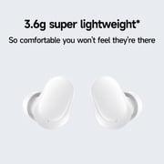 Xiaomi Redmi Buds 6 Play | 10mm Dynamic Driver | AI Noise Reduction | Up to 36-Hour Battery Life | Bluetooth® 5.4 | Touch Control - Global Version - (White)