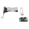 thumbnail image 2 of PCIe Parallel Port Expansion Card, Dual Serial Port LTP1 Parallel Port Riser Card 1P DB 25 Pin IrDA Infrared Codec  for Industrial, 2 of 7