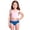 Dark Blue, variant on Toddler Girls Cute Bow Print Triangle Bikini Bottom Solid Quick Dry High Cut Bathing Panty Comfort Summer Beach Pool Swim Bottoms for Kids 2-3 Years