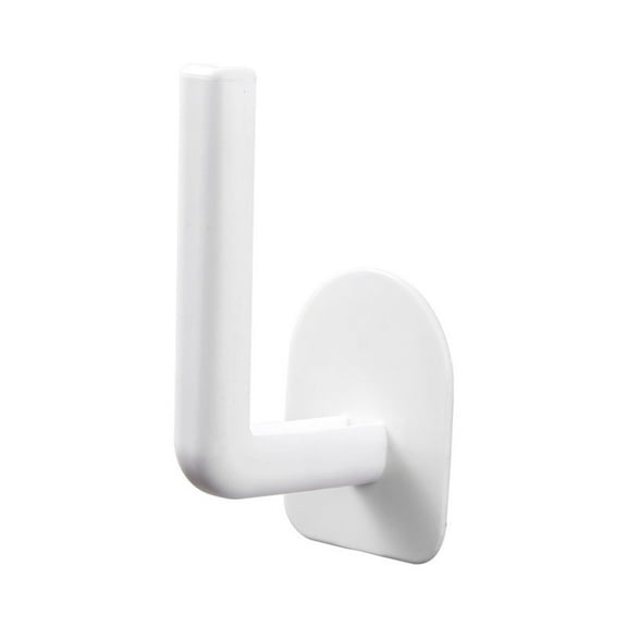 CSSJKYJ Adhesive Paper Towel Holder Under Cabinet Wall Mount for Kitchen Paper Towel,Paper Towel Roll Rack for Bathroom Towel White